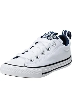 Converse Chuck Taylor All Star Street Sneaker, White/Navy/Black, 13.5 UK