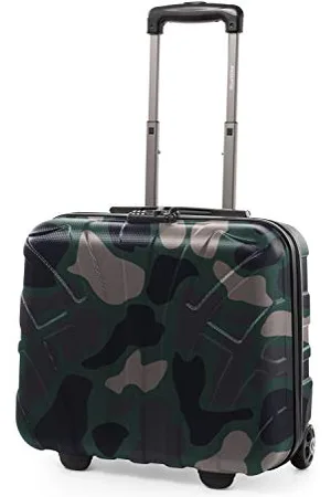 SUITLINE Pilot Trolley, Hard Shell, Business Trolley, Cabin Suitcase, Pilot Case, Carry On Luggage, TSA, ABS, 2 Wheels