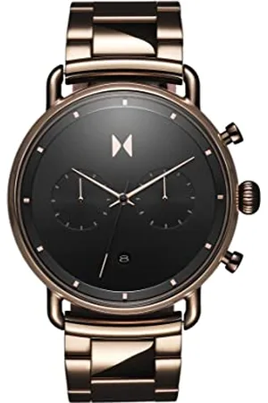 MVMT Chronograph Quartz Watch for Men with Taupe Stainless Steel Bracelet - 28000241-D