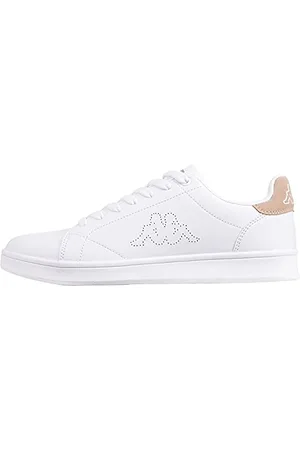 Kappa Unisex Limit Sneaker, White/Sand, 8 UK