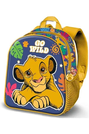 Disney Lion King Wild-Elite 3D Backpack, Multicolour, 26 x 31 cm, Capacity 8 L