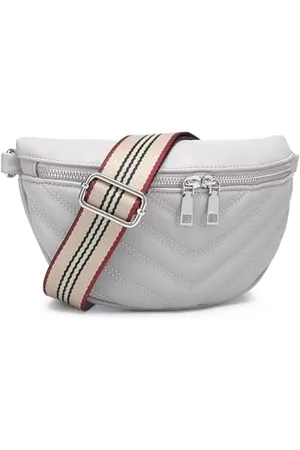 MISS LULÙ Ladies shoulder bag bum bag ladies cell phone shoulder bag crossbody bag ladies wide strap small with detachable shoulder strap