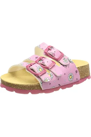Superfit Footbed Slippers, Pink Multi-Coloured 5560, 7 UK