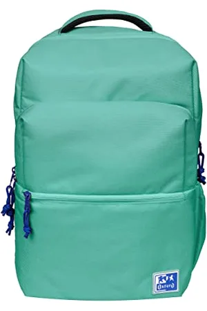Oxford B-Ready Unisex School Backpack, 18L, 42 m, Padded Laptop Pocket, RPET Recycled Polyester, Ice Mint, , 42x30x15cm, Casual