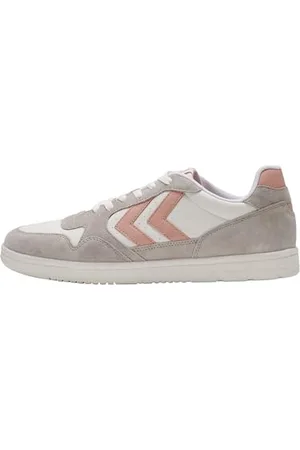 Hummel Unisex Camden Mixed Sneaker, Marshmallow/Silver Cloud, 2 UK
