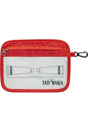 Tatonka Zip Flight Bag A6 - Small Transparent Bag for Travelling Liquids in Aircraft Hand Luggage - 16 x 12 cm