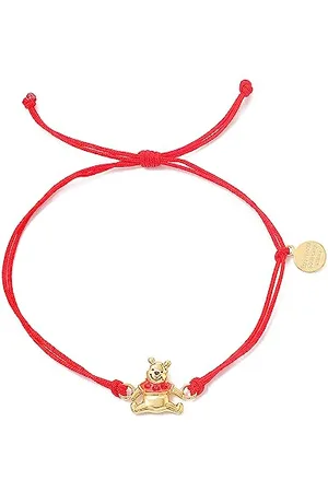 Disney And Yellow Gold Adjustable Cord Bracelet