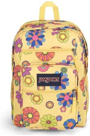 JanSport BIG STUDENT Large Backpack, 15 inch laptop compartment, (Yellow)