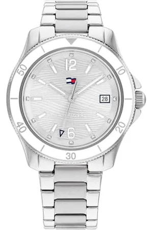 Tommy Hilfiger Analogue Quartz Watch for Women with Silver Stainless Steel Bracelet - 1782512