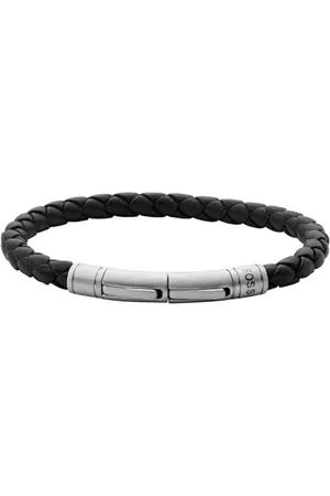 Fossil Bracelet for Men Vintage Casual, Inner Length: 180mm-195mm Stainless Steel Bracelet, JF04089040