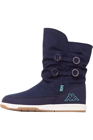 Kappa Unisex Cream Classic Boots, Blue (Navy/Mint 6737), 6 UK