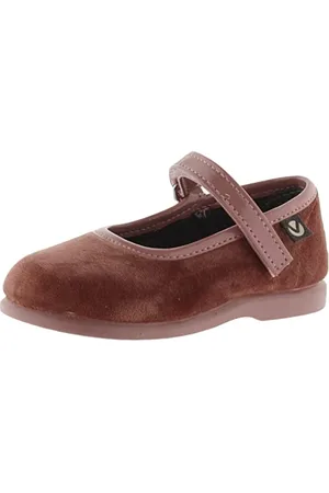 victoria Alba Velvet Mary Janes & Strap & Matching Sole 102752 for Girls 20