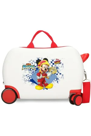 Disney Mickey Joy Multicoloured Kids Rolling Suitcase 41x34x20 cm Rigid ABS Combination lock 25 Litre 2.1 Kg 4 Wheels Hand Luggage