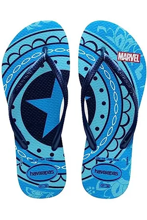 Havaianas Slim Marvel Unisex Adult Flip Flops | Color: | Size: 5 UK