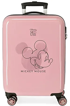 Disney Mickey Outline Cabin Suitcase 38 x 55 x 20 cm Rigid ABS Side Combination Lock 34L 2 kg 4 Wheels Double Hand Luggage