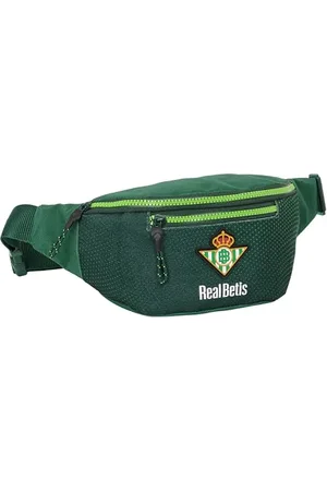 Safta Real Betis BALOMPIÉ – Waist Bag with External Pocket, Ideal for Young People and Children of Different Ages, Comfortable and Versatile, Quality and Resistance, 23 x 9 x 12 cm, ,