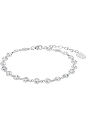 QS by s.Oliver Bracelet 925 Sterling woman bracelet, with zirconia synth., 16+4 cm, , comes in jewelry gift box