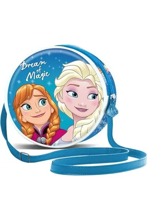 Disney Frozen 2 Dream-Round Shoulder Bag, Blue, 18.5 x 18.5 cm