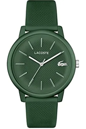 Lacoste Analogue Quartz Watch for Men with Green Silicone Bracelet - 2011238