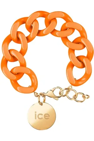 Ice-Watch ICE - Jewellery - Chain bracelet - Flashy - Gold - Chunky chain bracelet for women in colour with a gold medal (020926)