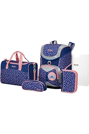 Samsonite Sammies Ergofit Ensemble Cartable 4 pièces Bleu (Lady Butterfly)