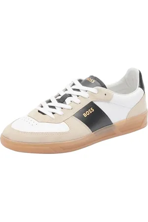 HUGO BOSS Mens Leather Trainers 10 (44)