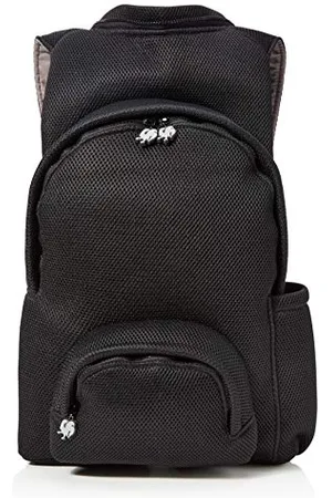 Morikukko Unisex-Adult Hooded Backpack Airnet Black Backpack