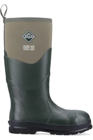 Muck Unisex Chore Max S5 Safety Waterproof Wellington, Moss, 11