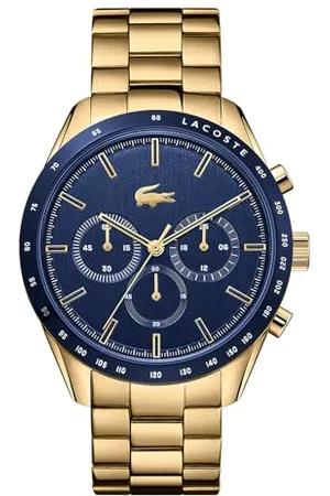 Lacoste Chronograph Quartz Watch BOSTON Collection for Men with Leather or Stainless Steel bracelet in Link or Mesh