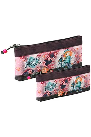 Forever Ninette Bicycle-Set of Two Toiletry Bags, , 26 x 15 cm