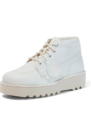 Kickers Unisex Kick Hi Stack Leather Boots, , 9 UK