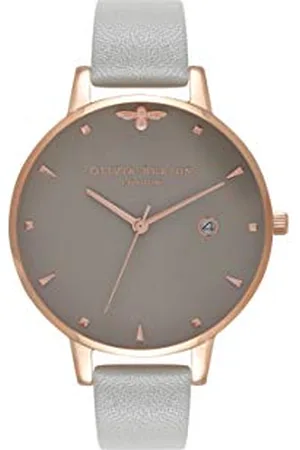 Olivia Burton Analogue Quartz Watch for women with Leather strap - OB16AM87