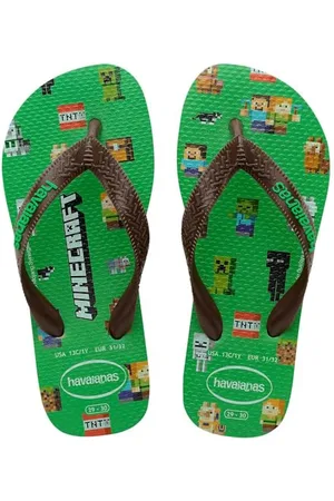 Havaianas Unisex Kids Minecraft Flip Flop
