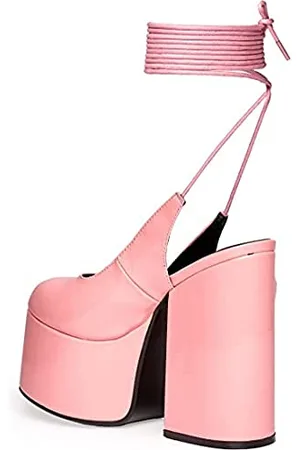 Lamoda Tainted Love Super Chunky Platform Heels, UK 4