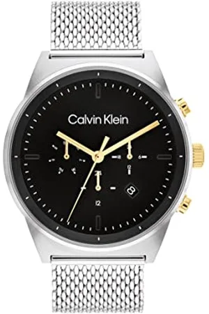 Calvin Klein Analogue Multifunction Quartz Watch for Men with Silver Stainless Steel Bracelet - 25200296