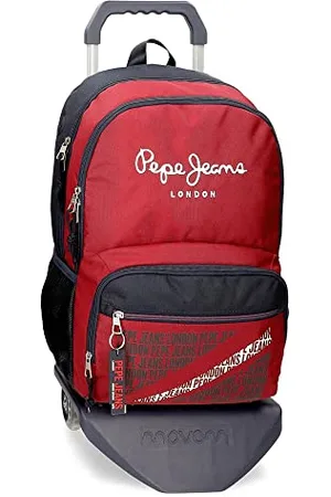 Pepe Jeans Clark Double Compartment School Backpack with Trolley 32x45x15 cms Polyester 25.81L