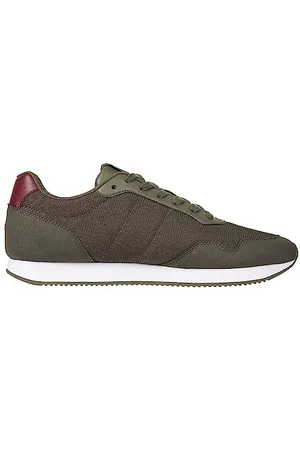 Tommy Hilfiger Men Running Trainers Athletic, Green (Army Green), 6.5 UK