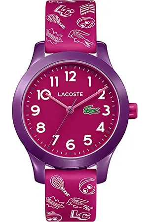 Lacoste Analogue Quartz Watch for kids with Pink Silicone bracelet - 2030012