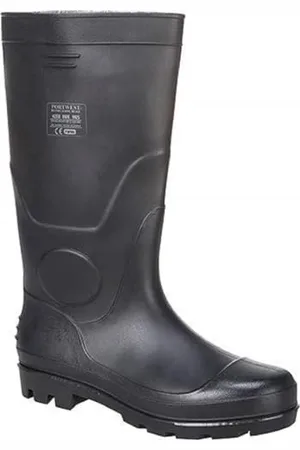 Portwest PVC Wellington O4, Size: 45, Colour: Black, FW90BKR45