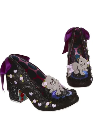 Irregular Choice Kitten Whiskers Fabric/PU 37