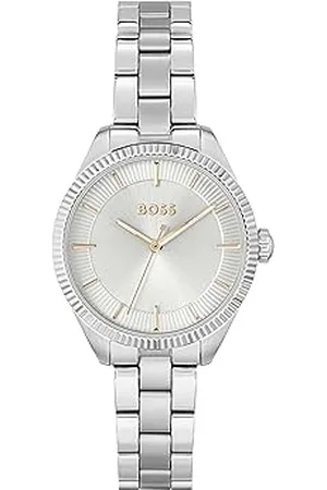HUGO BOSS Analogue Quartz Watch for Women SAGE Collection with Silver Stainless Steel Bracelet - 1502726