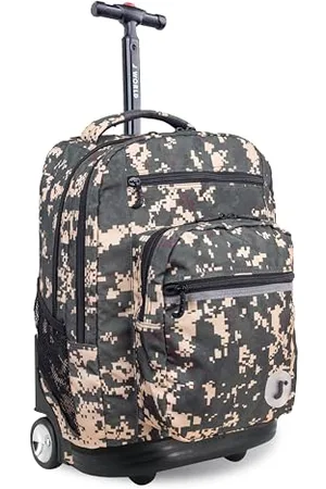 J WORLD NEW YORK Sundance Rolling Backpack Girl Boy Roller Bookbag, , 20 Inch, , 20 inch, Sundance Rolling Backpack Girl Boy Roller Bookbag