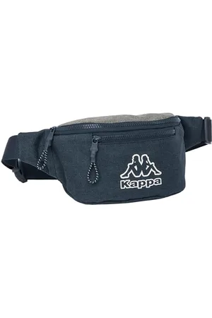 Safta Kappa Dark Navy – Waist Bag with External Pocket, Ideal for Youth and Children of Different Ages, Comfortable and Versatile, Quality and Resistance, 23 x 9 x 12 cm,
