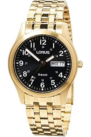 Lorus Men Analogue Quartz Watch with Metal Strap RXN76DX9