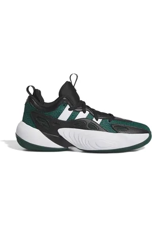 adidas Unisex TRAE Unlimited Basketball Shoes, Collegiate Green/core Black/Cloud White, 14 UK