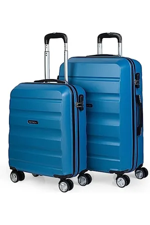 Itaca Set of 2 Rigid Travel suitcases 4 Wheels Trolley 55/67/77 cm abs. Resistant and Lightweight. Luggage. Small Cabin Approved and Medium.