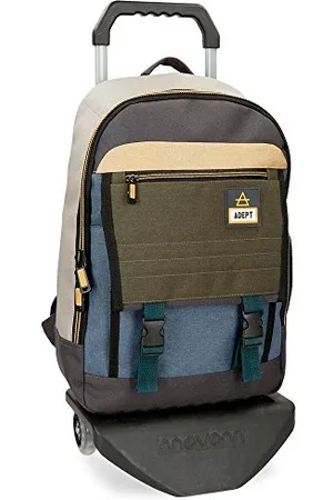 Adept Camper Laptop backpack with trolley Multicoloured 32x42x16 cms Polyester 13,3" 21.5L