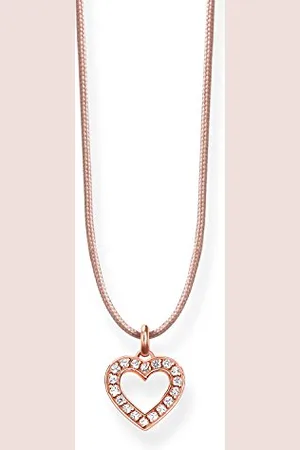 Thomas Sabo Women Necklace Heart Little Secret 925 Sterling Silver LSKE005-898-19-L80v