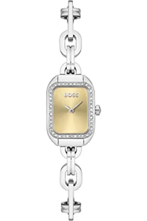 HUGO BOSS Analogue Quartz Watch for Women with Silver Stainless Steel Bracelet - 1502656