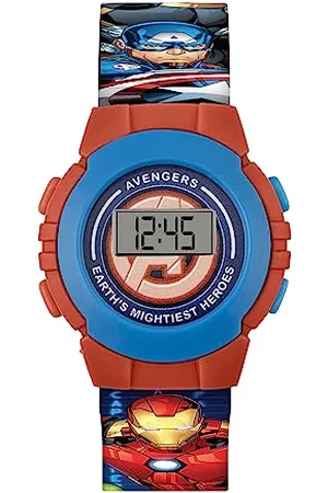 Disney Boys Digital Quartz Watch with Plastic Strap AVG4818
